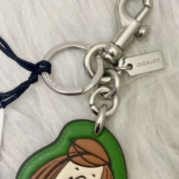 Coach X Peanuts Peppermint Patty Bag Charm - Picture 3 of 6